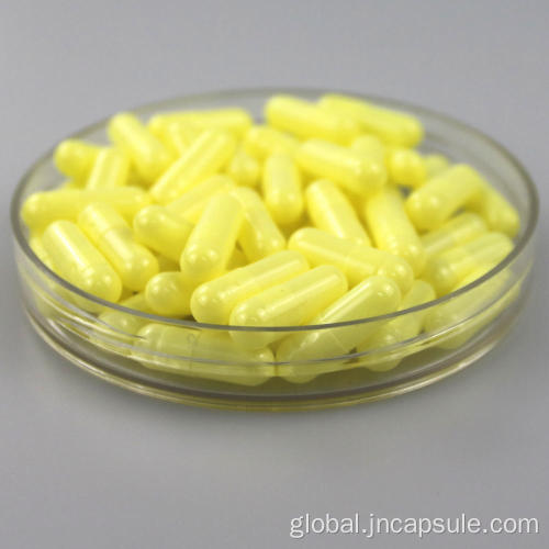 Gelatin Size 00 Empty Capsule Geletin empty capsule size 00 yellow Manufactory